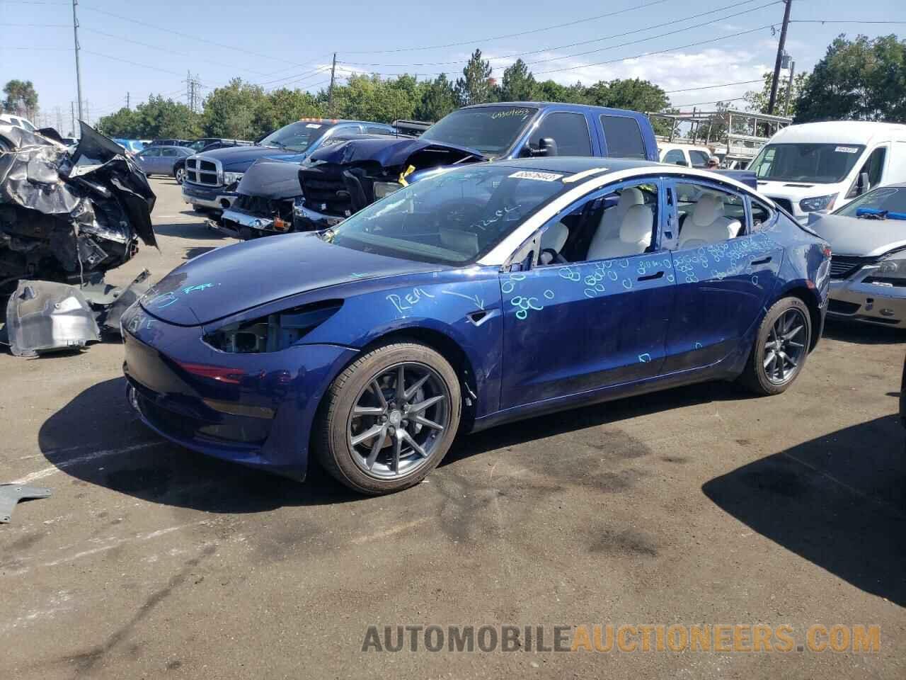 5YJ3E1EA5MF917447 TESLA MODEL 3 2021