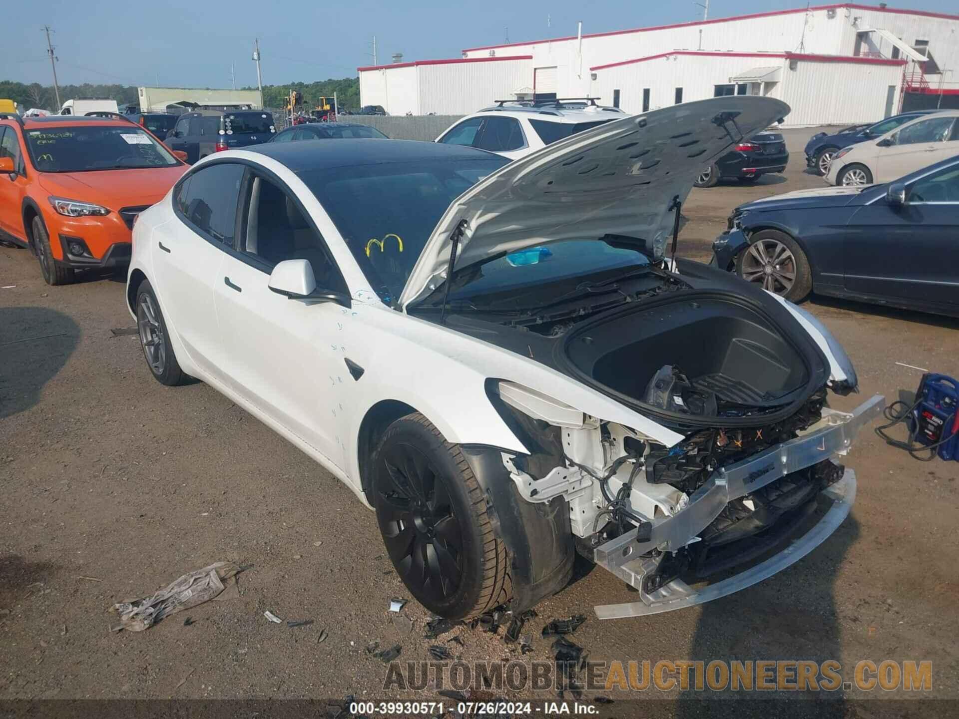 5YJ3E1EA5MF923538 TESLA MODEL 3 2021