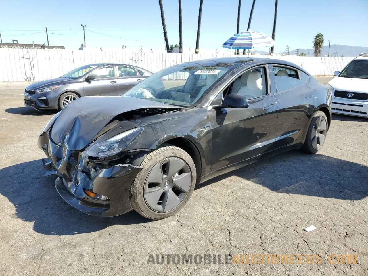 5YJ3E1EA5MF938590 TESLA MODEL 3 2021