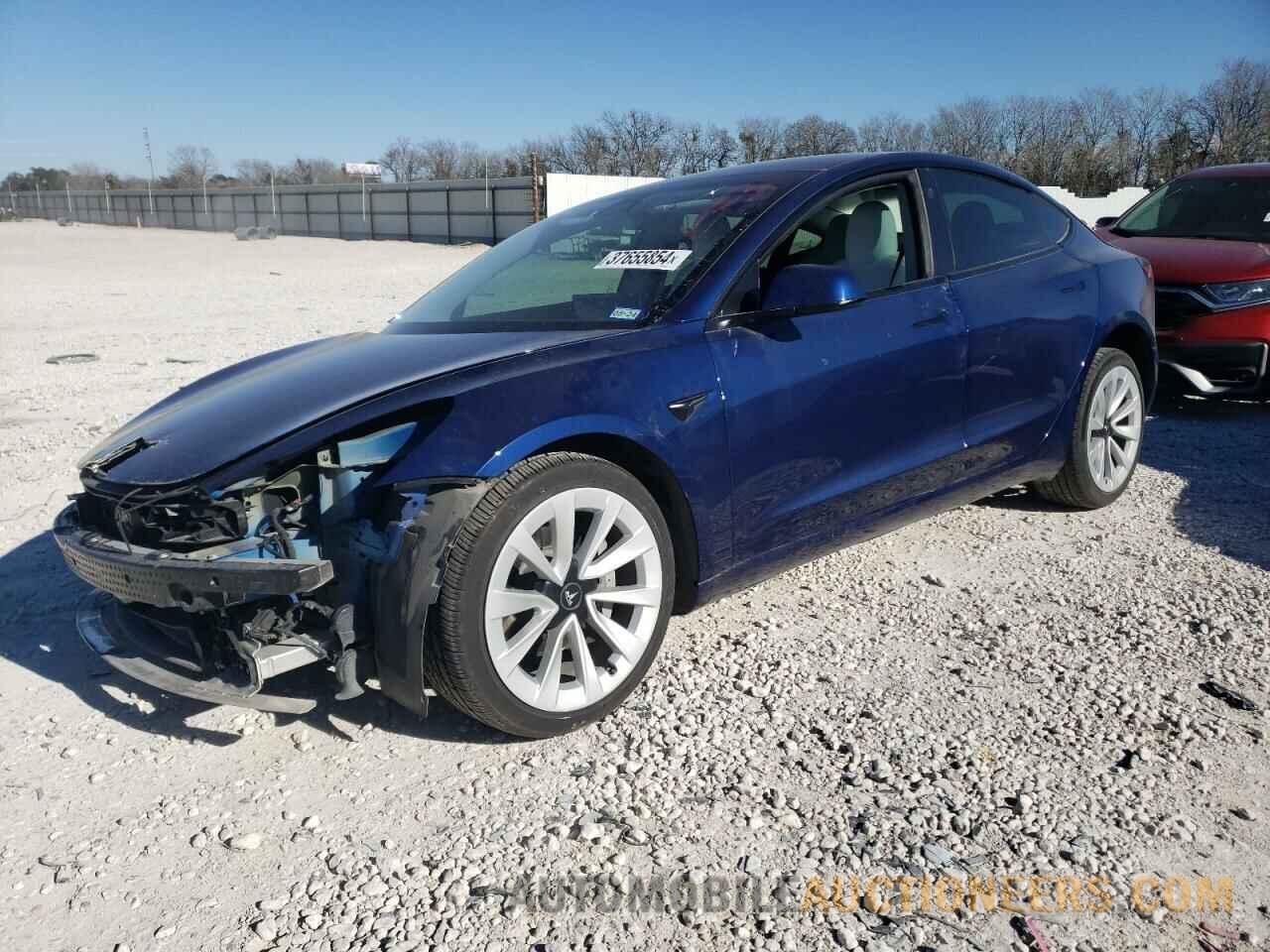 5YJ3E1EA5MF964753 TESLA MODEL 3 2021