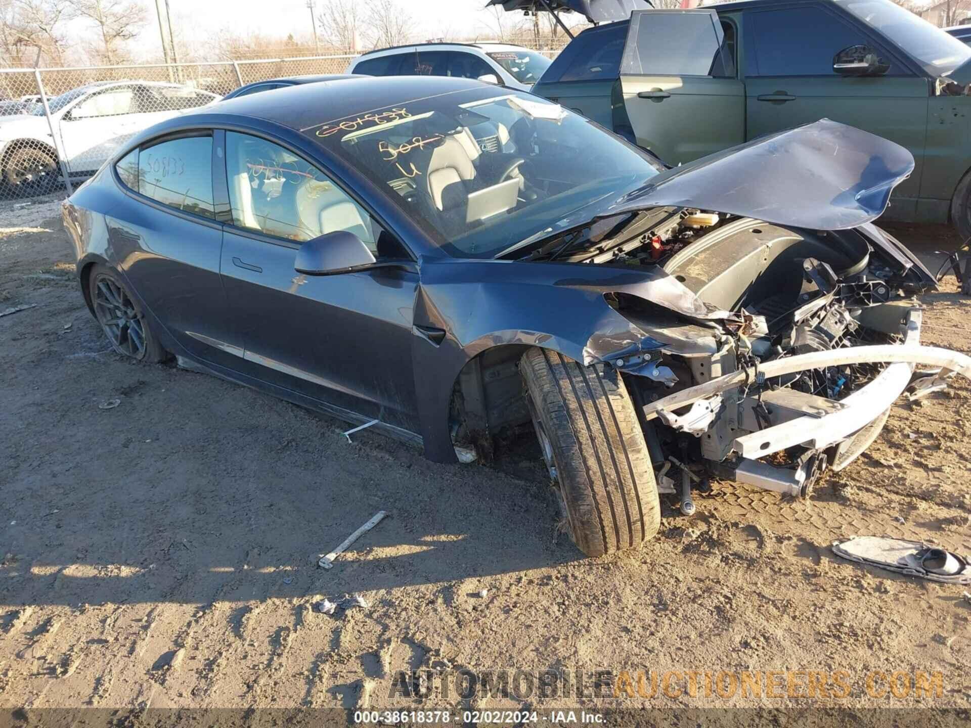 5YJ3E1EA5MF980984 TESLA MODEL 3 2021