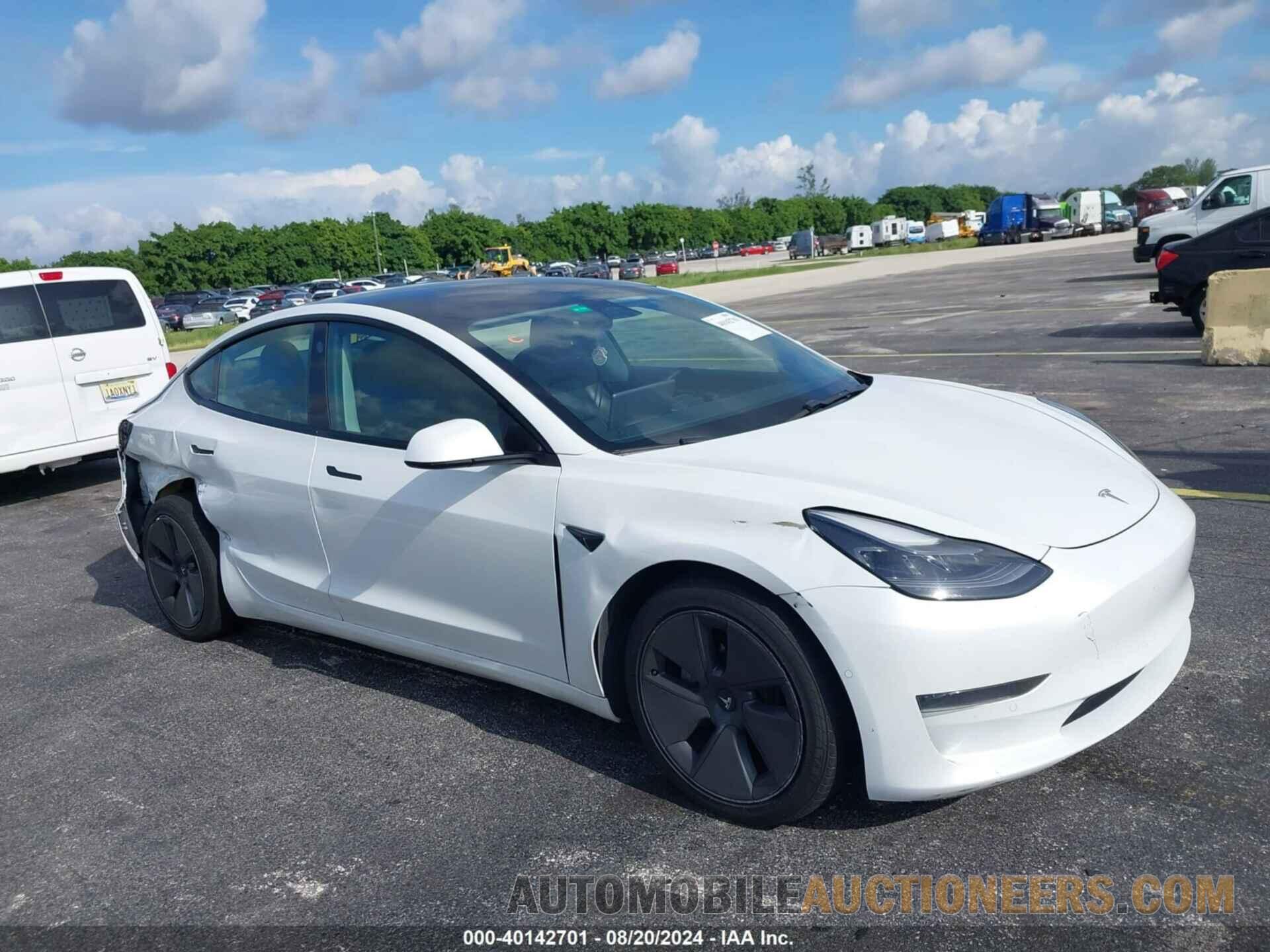 5YJ3E1EA5MF987109 TESLA MODEL 3 2021