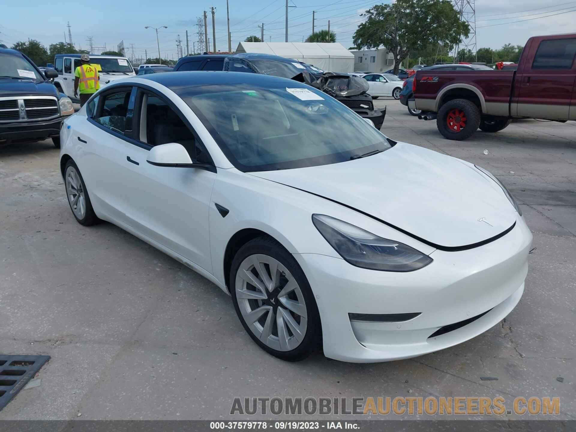 5YJ3E1EA5MF987840 TESLA MODEL 3 2021