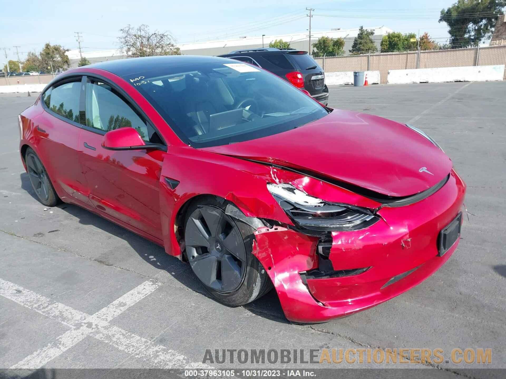 5YJ3E1EA5MF996943 TESLA MODEL 3 2021