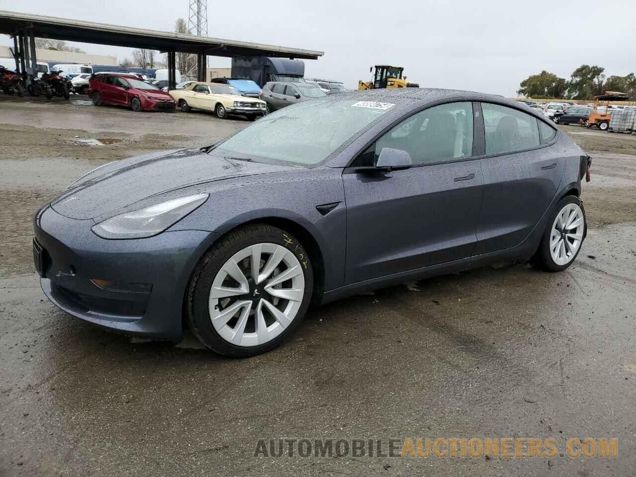 5YJ3E1EA5NF143492 TESLA MODEL 3 2022