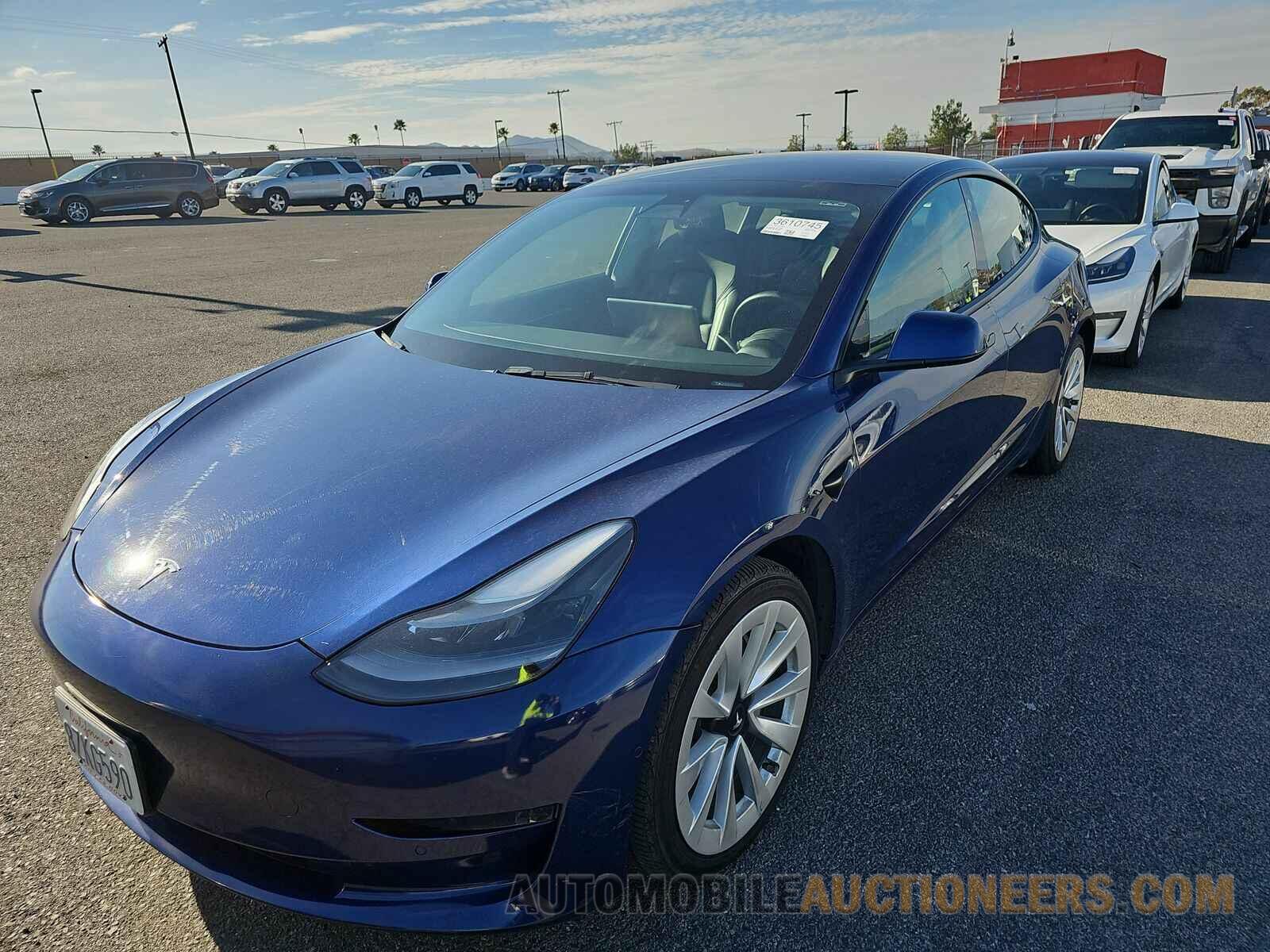 5YJ3E1EA5NF144321 Tesla Model 3 2022