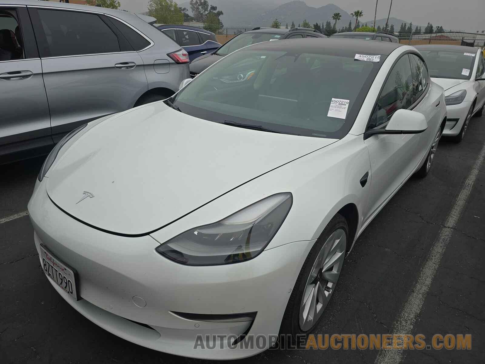 5YJ3E1EA5NF144786 Tesla Model 3 2022