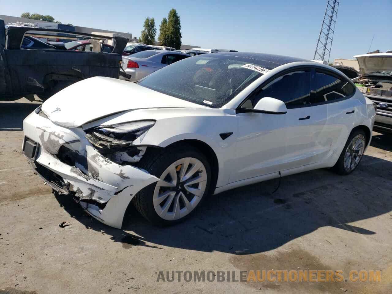 5YJ3E1EA5NF145534 TESLA MODEL 3 2022