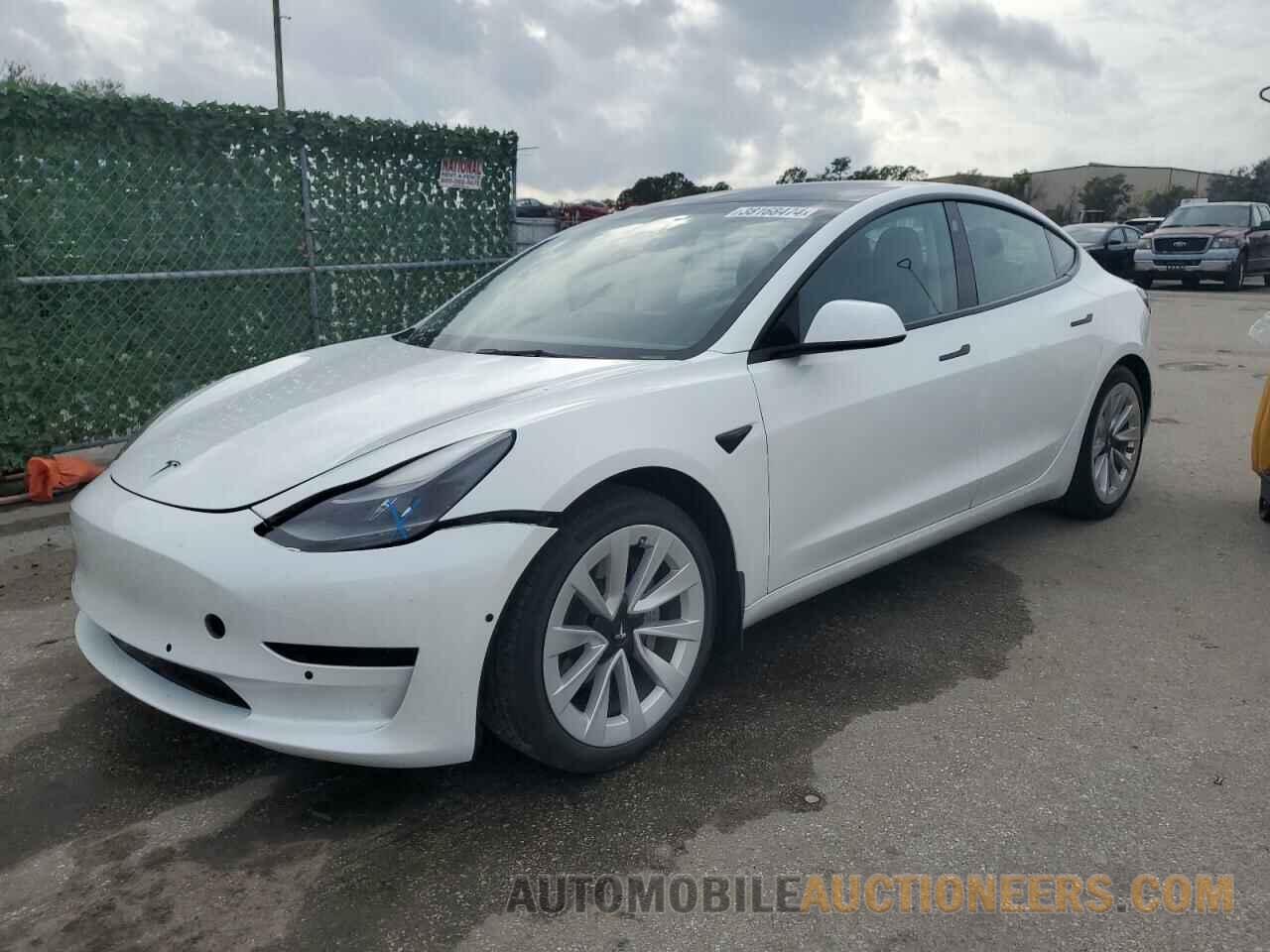 5YJ3E1EA5NF168862 TESLA MODEL 3 2022