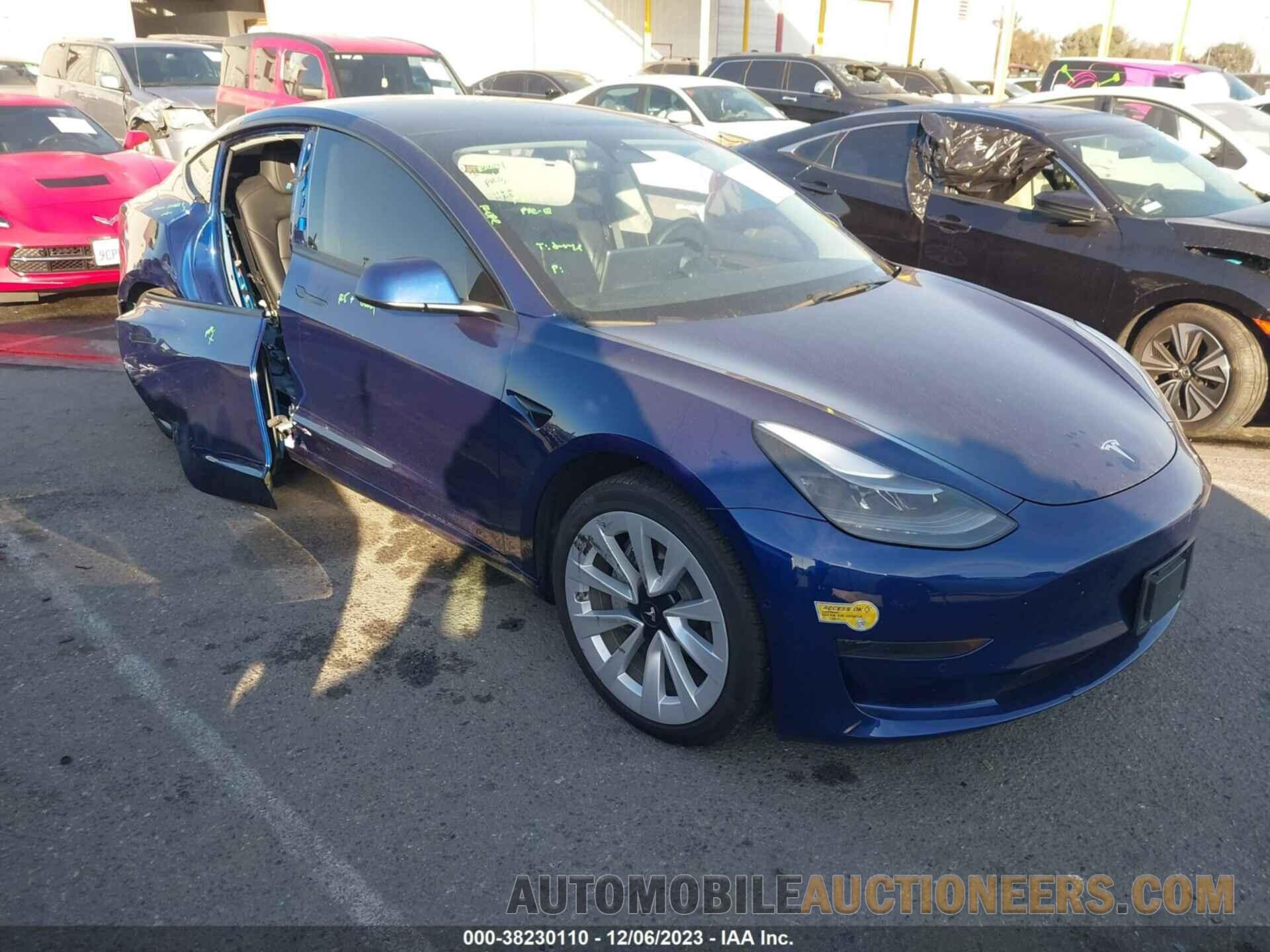 5YJ3E1EA5NF177769 TESLA MODEL 3 2022