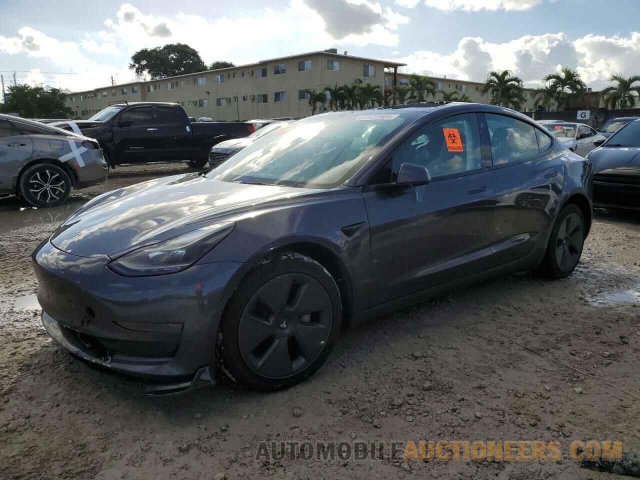 5YJ3E1EA5NF186665 TESLA MODEL 3 2022