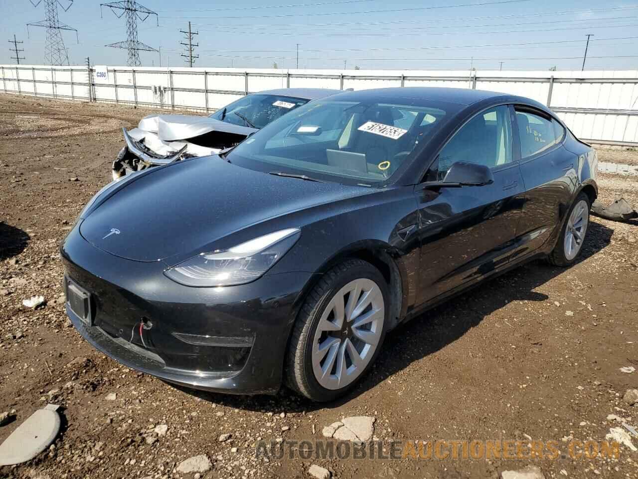 5YJ3E1EA5NF188271 TESLA MODEL 3 2022