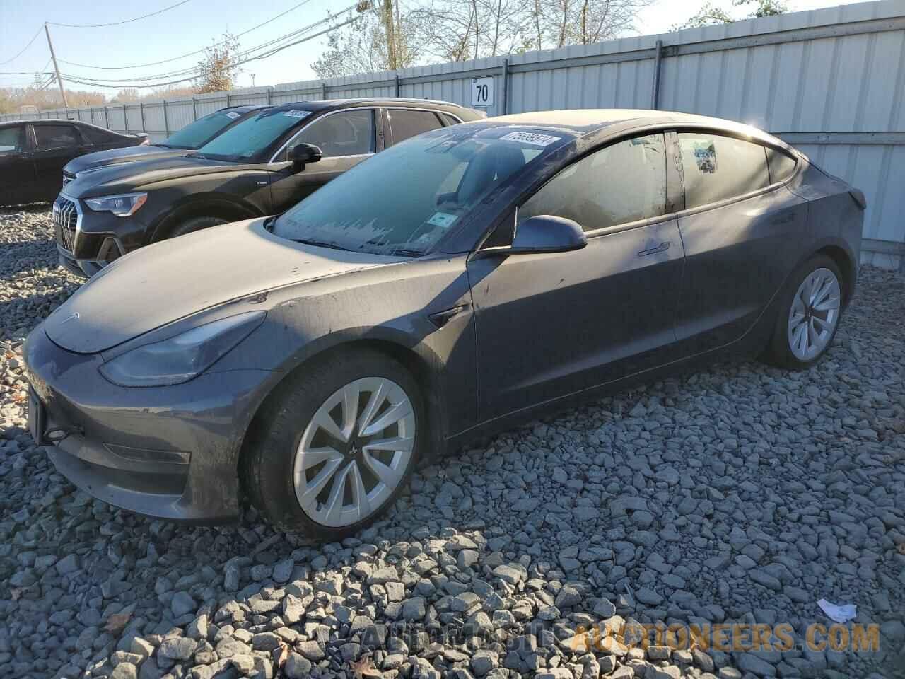 5YJ3E1EA5NF190201 TESLA MODEL 3 2022