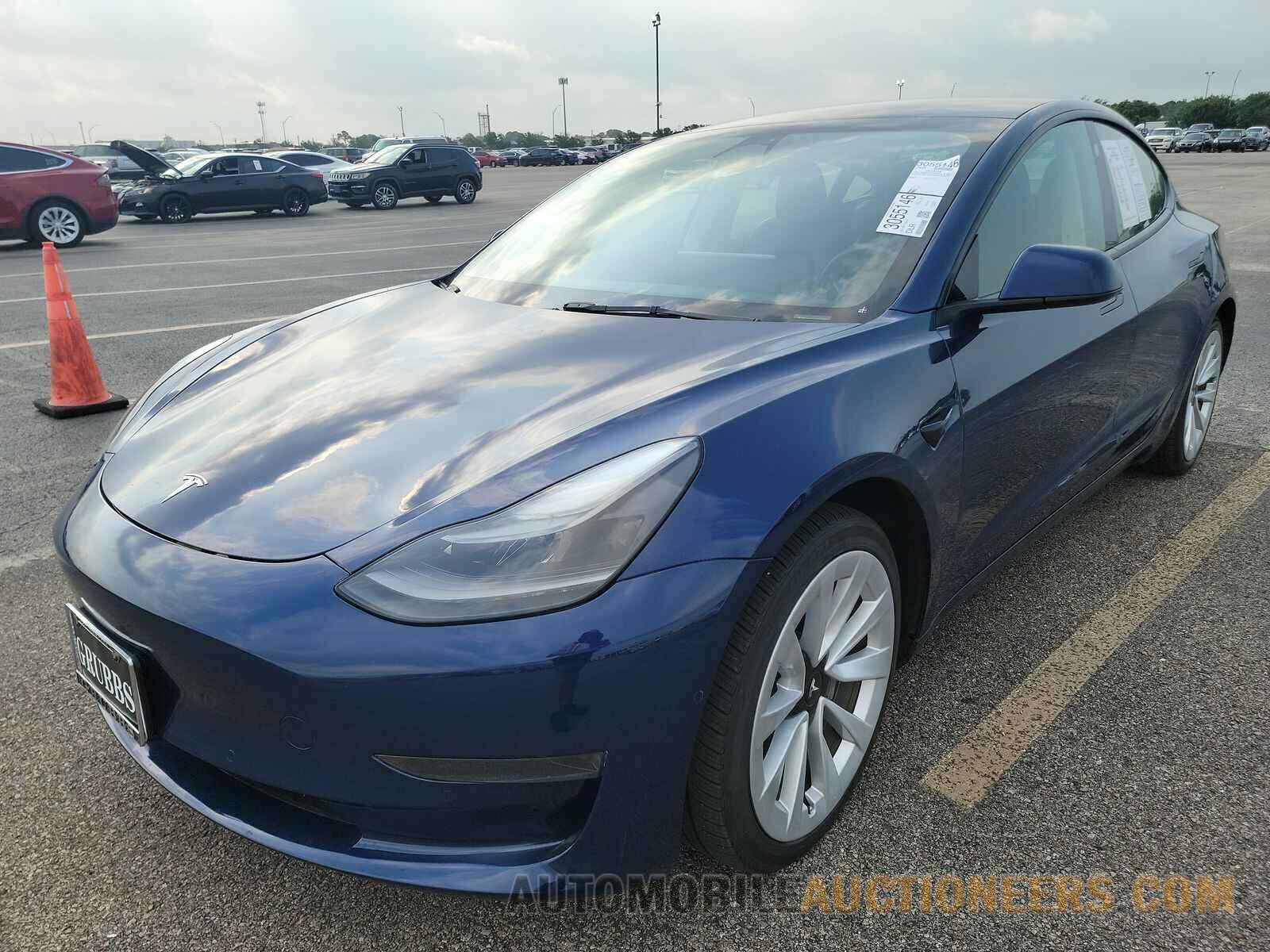 5YJ3E1EA5NF190876 Tesla Model 3 2022