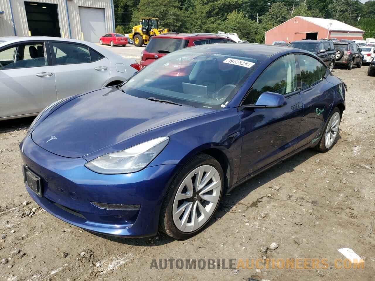 5YJ3E1EA5NF191476 TESLA MODEL 3 2022