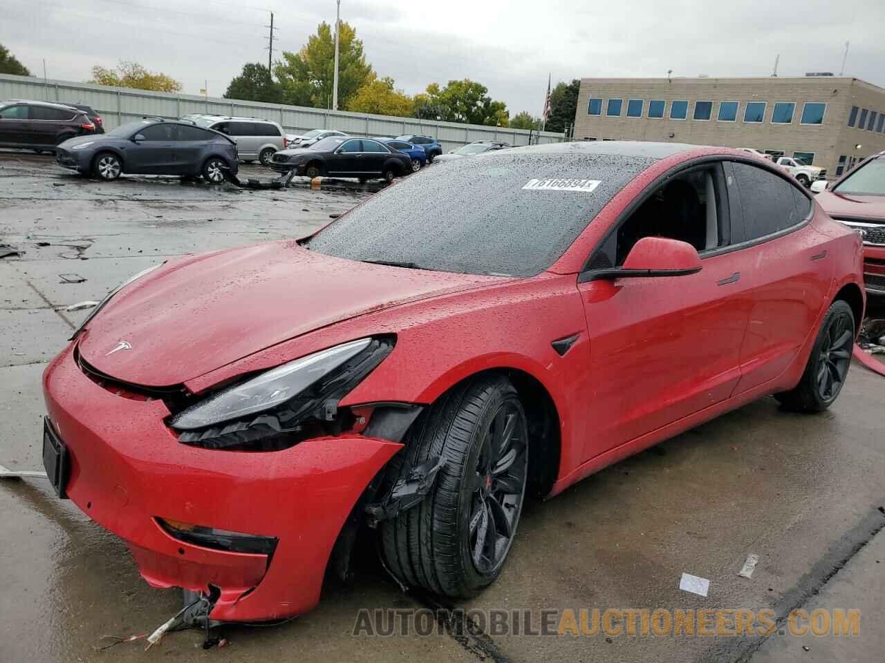 5YJ3E1EA5NF194409 TESLA MODEL 3 2022