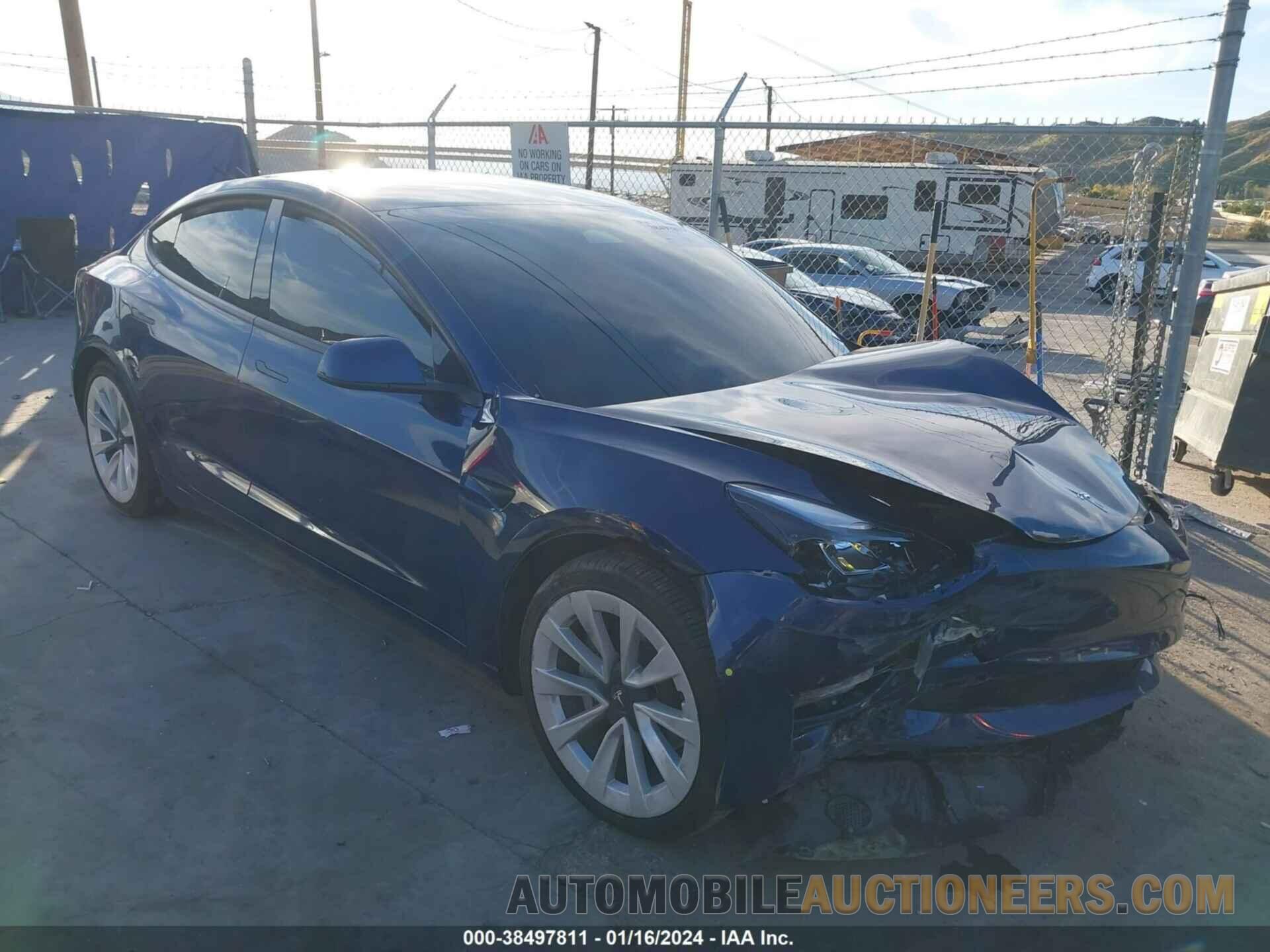 5YJ3E1EA5NF200211 TESLA MODEL 3 2022