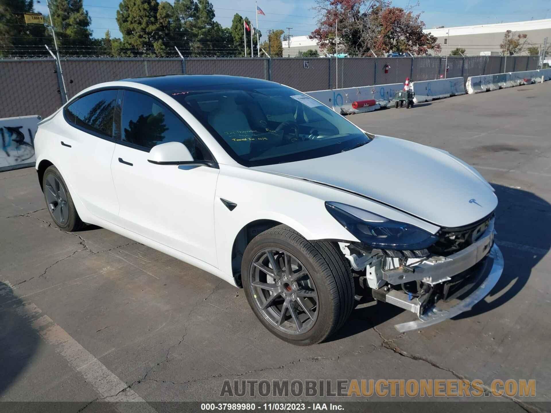 5YJ3E1EA5NF248341 TESLA MODEL 3 2022