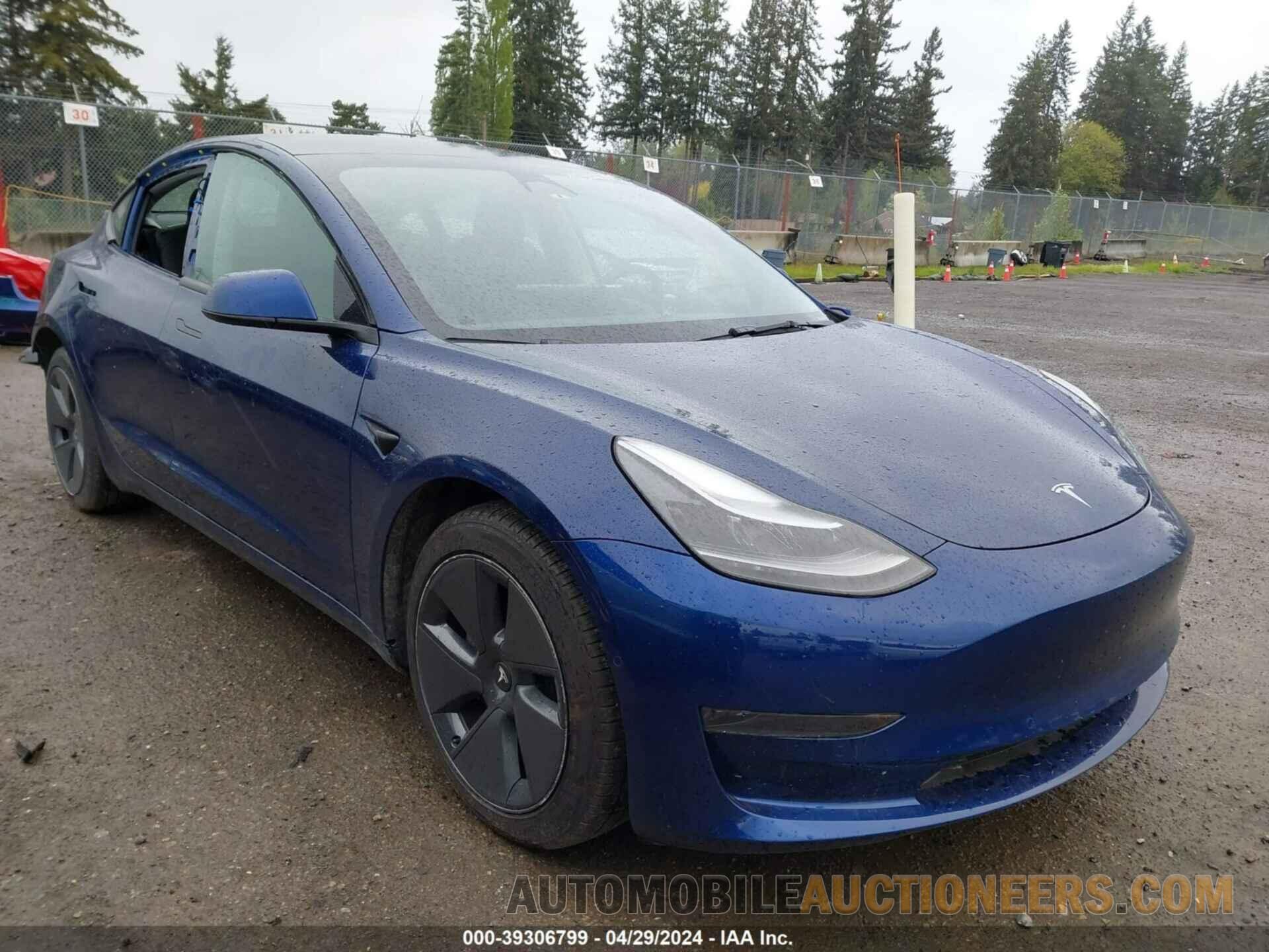 5YJ3E1EA5NF251742 TESLA MODEL 3 2022