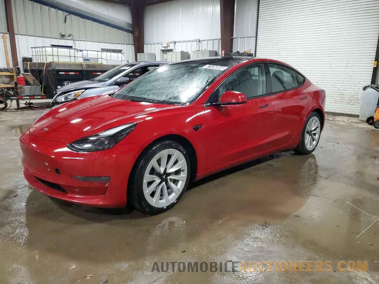 5YJ3E1EA5NF290752 TESLA MODEL 3 2022