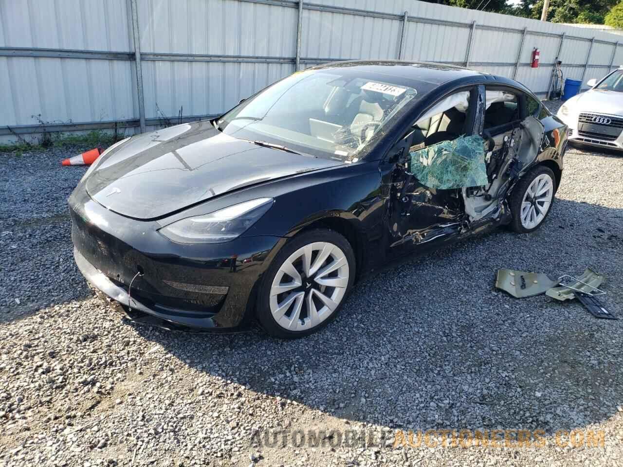 5YJ3E1EA5NF291223 TESLA MODEL 3 2022