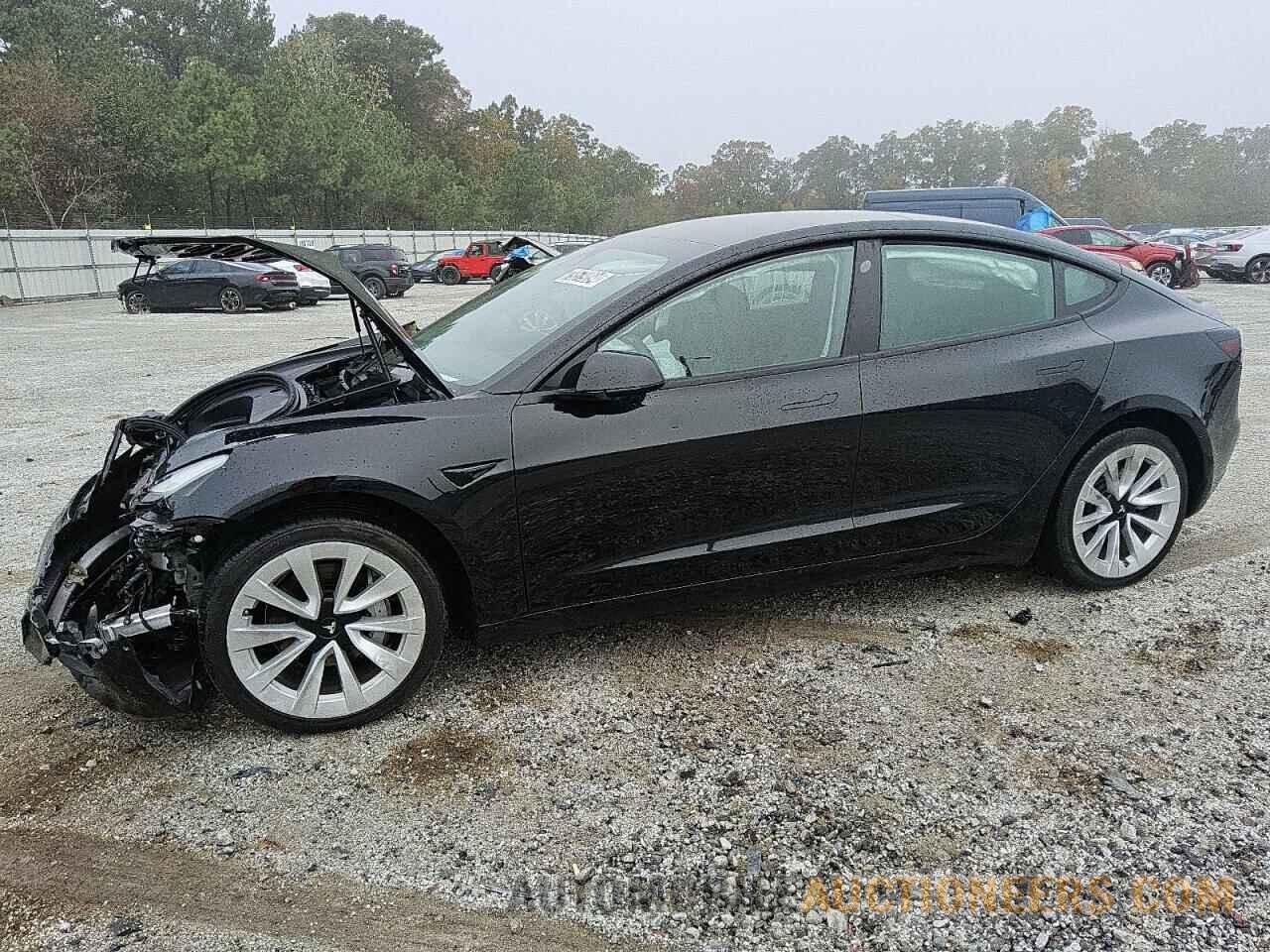 5YJ3E1EA5NF304147 TESLA MODEL 3 2022