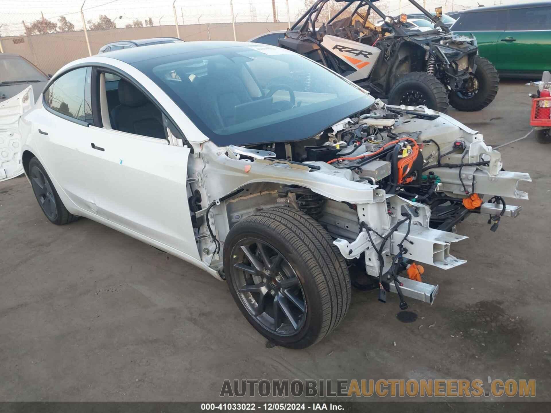 5YJ3E1EA5NF306707 TESLA MODEL 3 2022