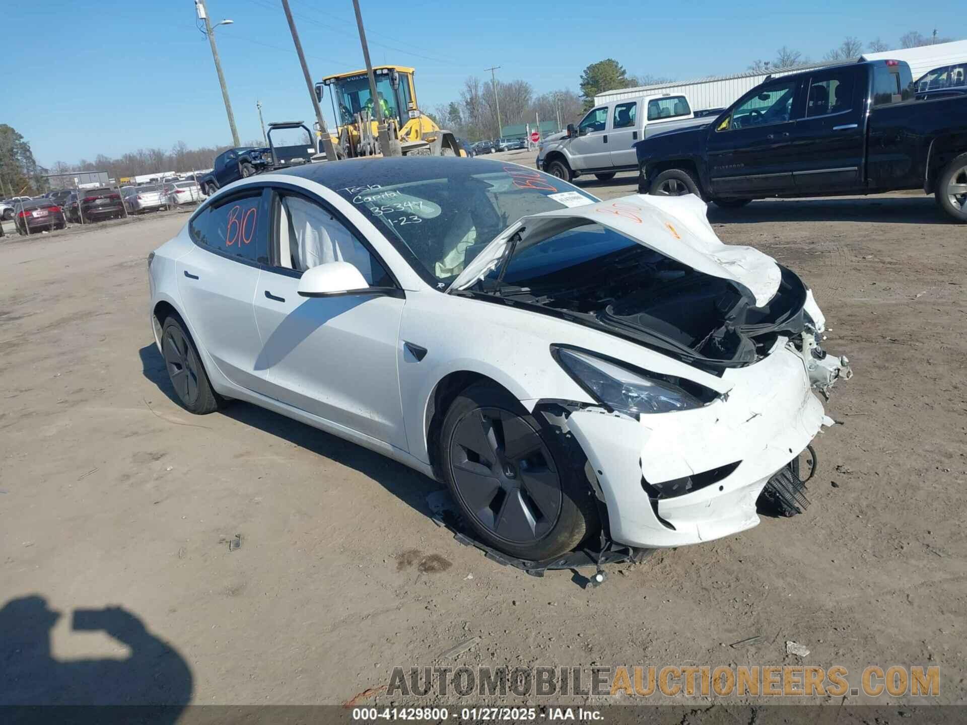 5YJ3E1EA5NF315004 TESLA MODEL 3 2022