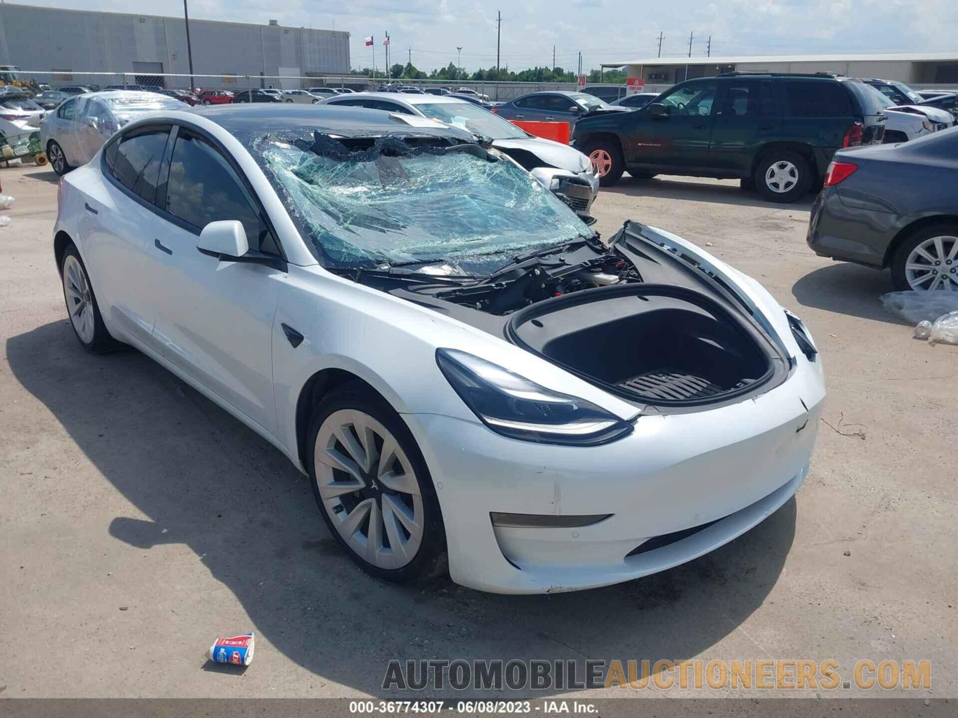 5YJ3E1EA5NF325435 TESLA MODEL 3 2022