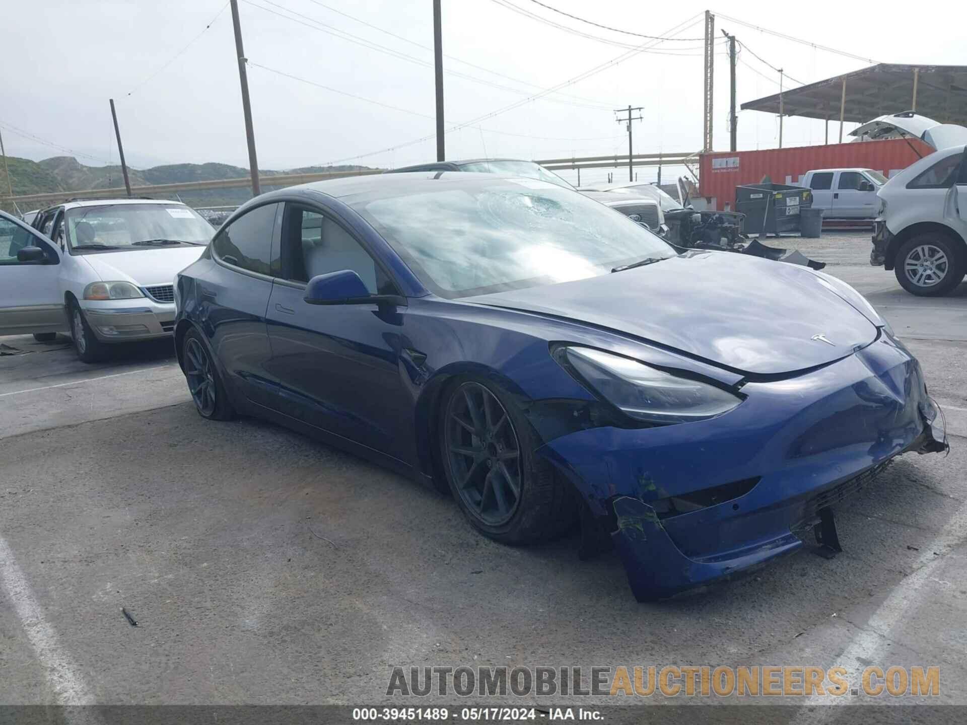 5YJ3E1EA5NF342459 TESLA MODEL 3 2022