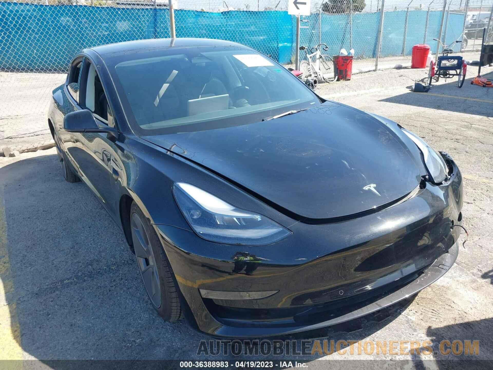 5YJ3E1EA5NF343482 TESLA MODEL 3 2022