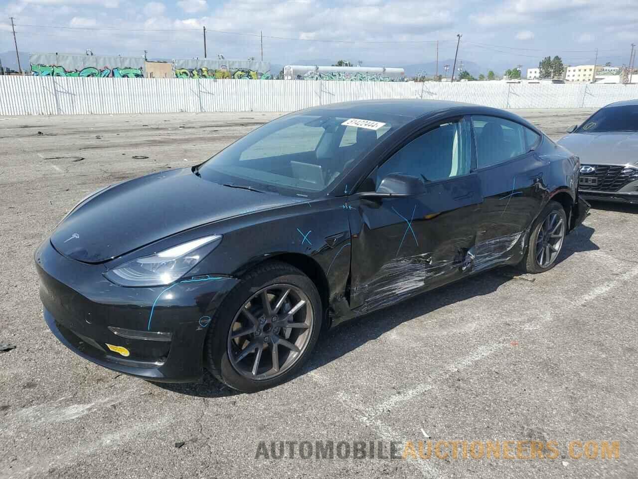 5YJ3E1EA5NF344888 TESLA MODEL 3 2022