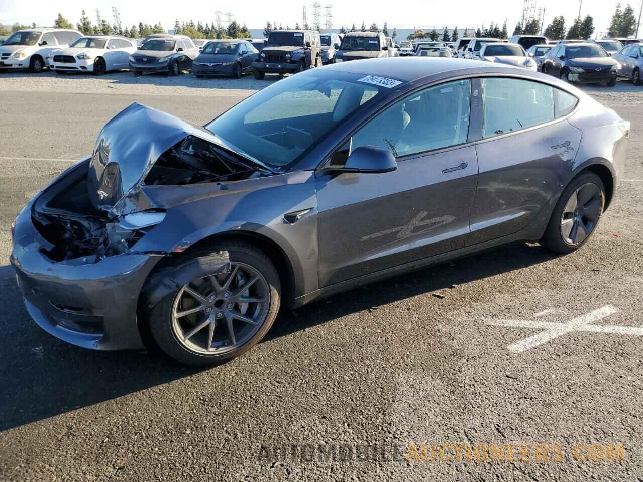 5YJ3E1EA5NF349377 TESLA MODEL 3 2022