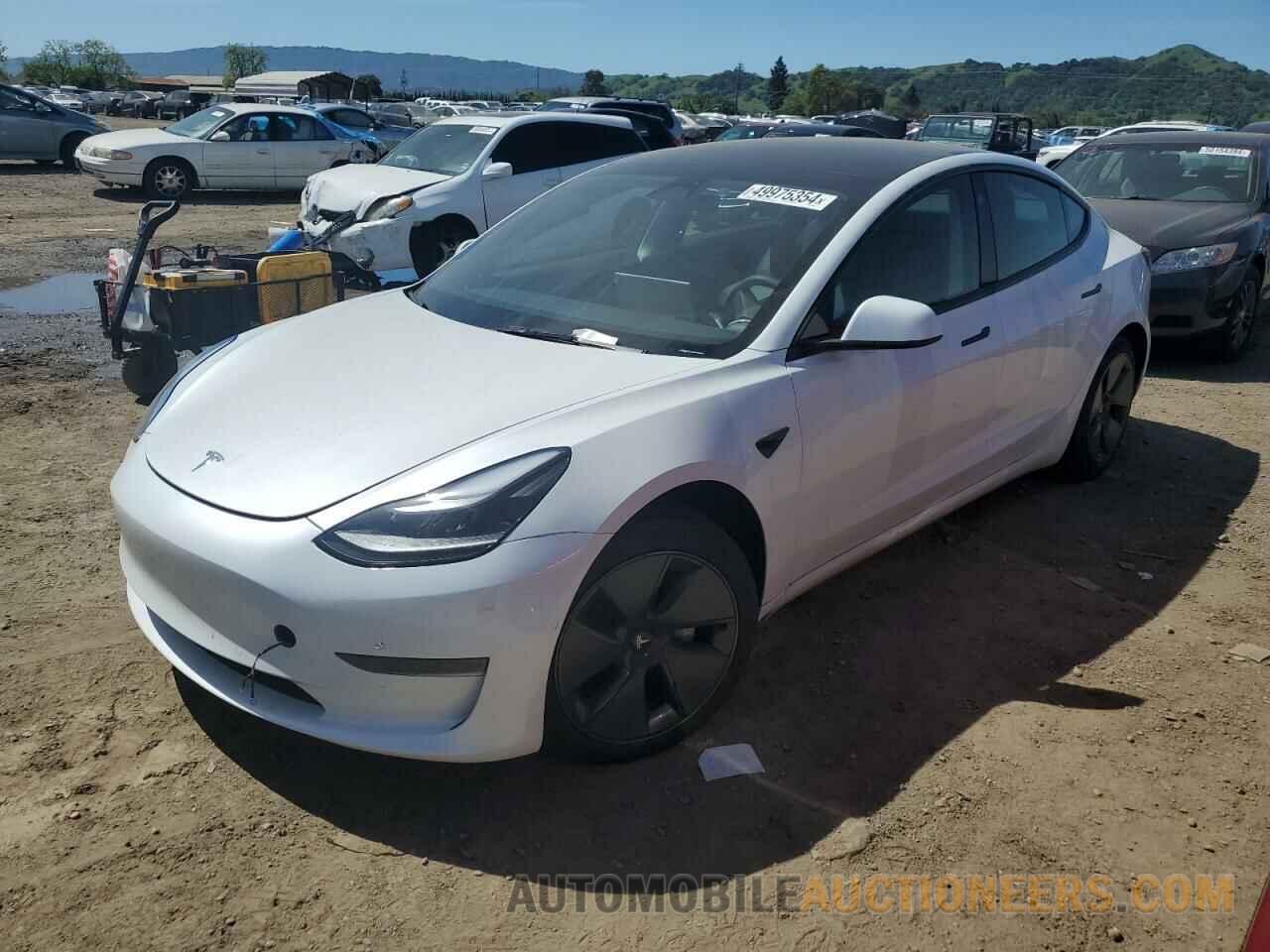 5YJ3E1EA5NF349850 TESLA MODEL 3 2022