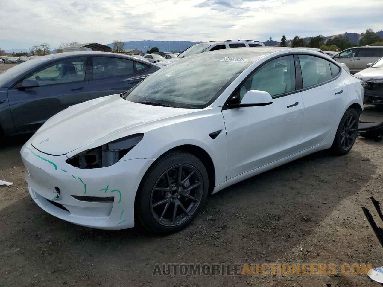 5YJ3E1EA5NF357091 TESLA MODEL 3 2022