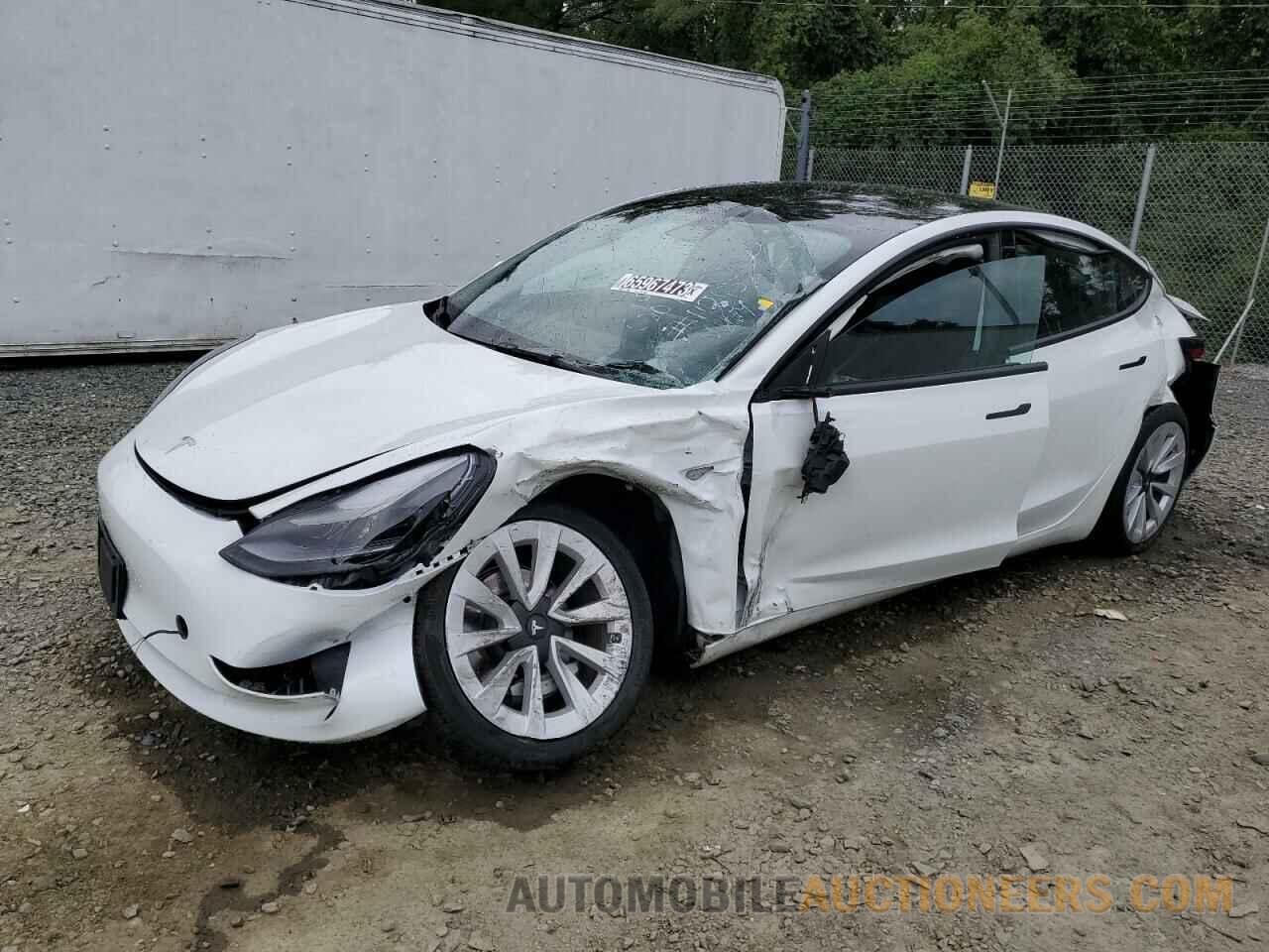 5YJ3E1EA5NF369578 TESLA MODEL 3 2022