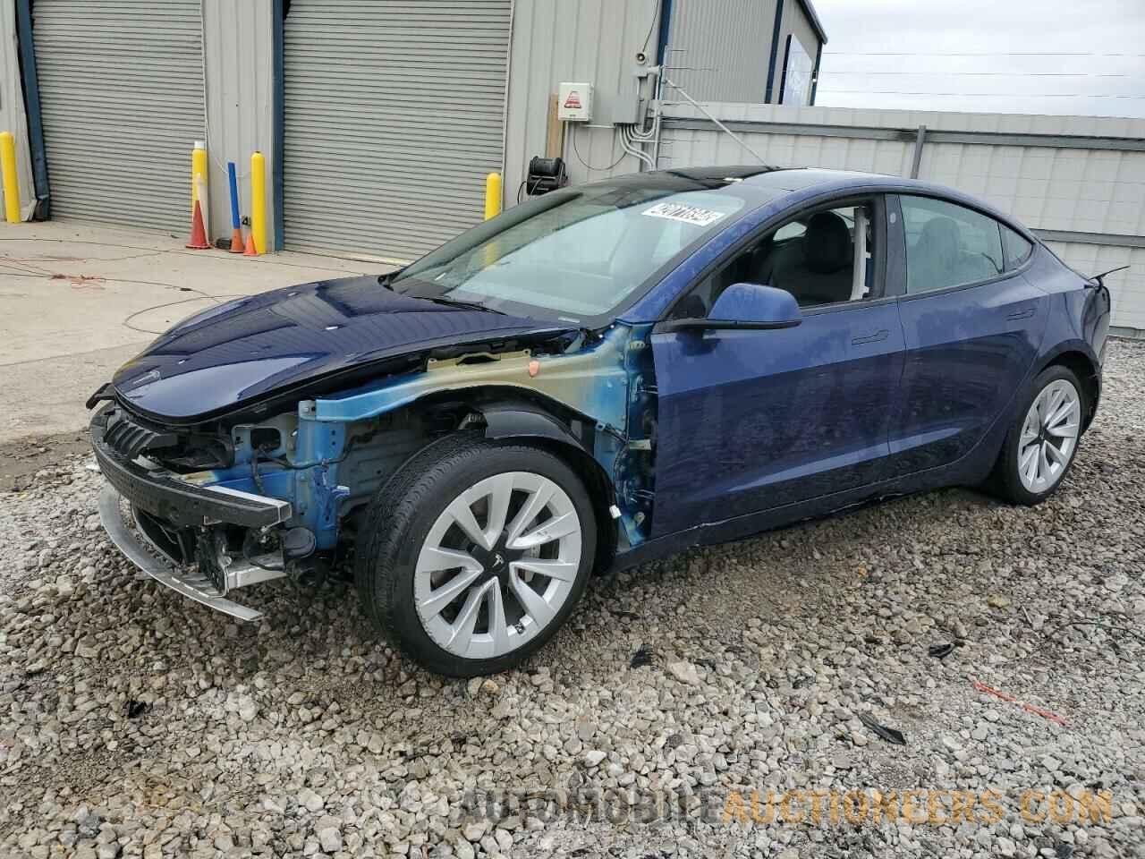 5YJ3E1EA5NF369855 TESLA MODEL 3 2022