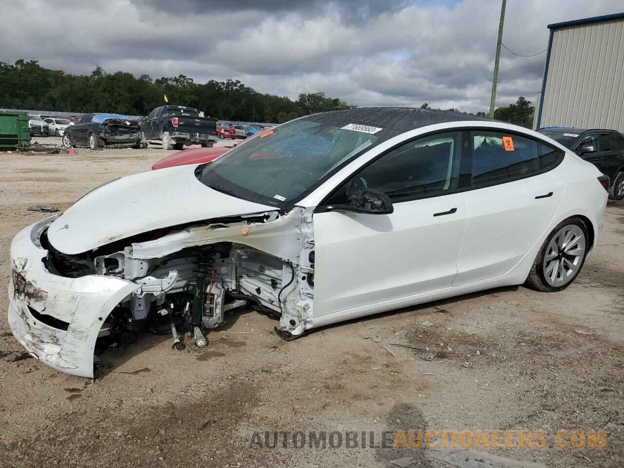 5YJ3E1EA5NF373145 TESLA MODEL 3 2022