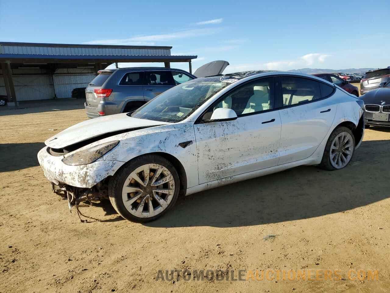 5YJ3E1EA5NF374232 TESLA MODEL 3 2022