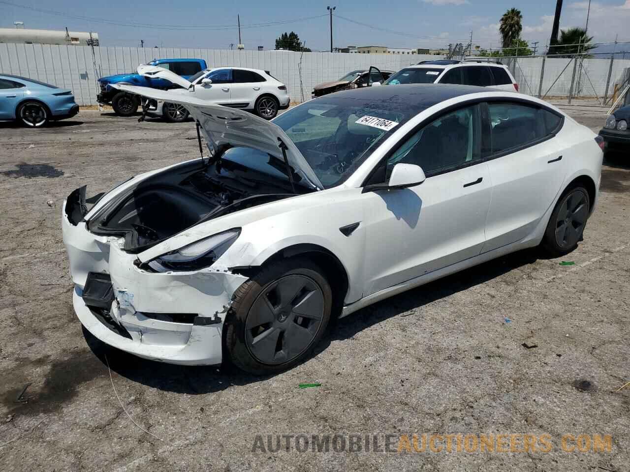 5YJ3E1EA5NF375963 TESLA MODEL 3 2022