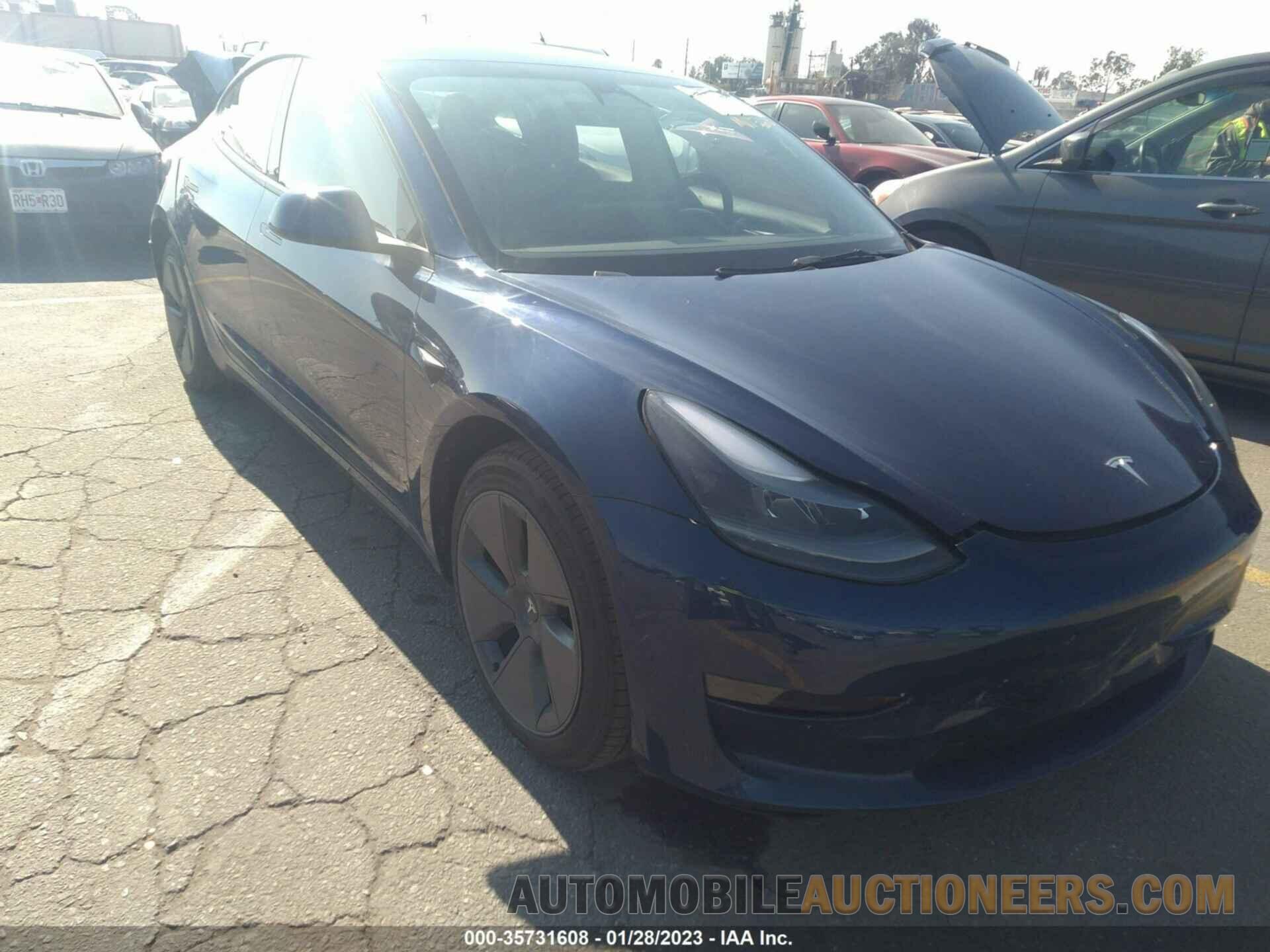 5YJ3E1EA5NF376367 TESLA MODEL 3 2022