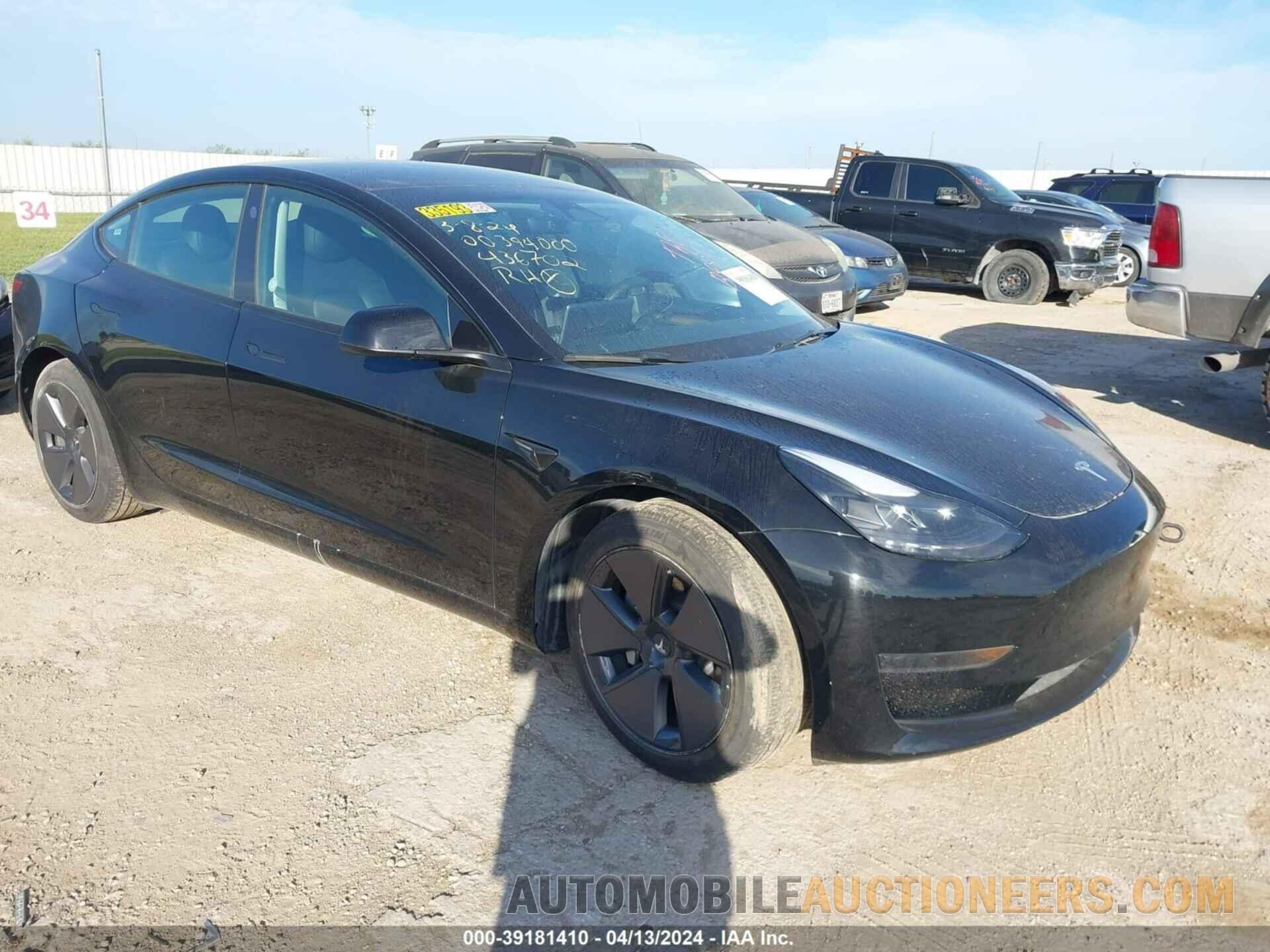 5YJ3E1EA5PF436702 TESLA MODEL 3 2023