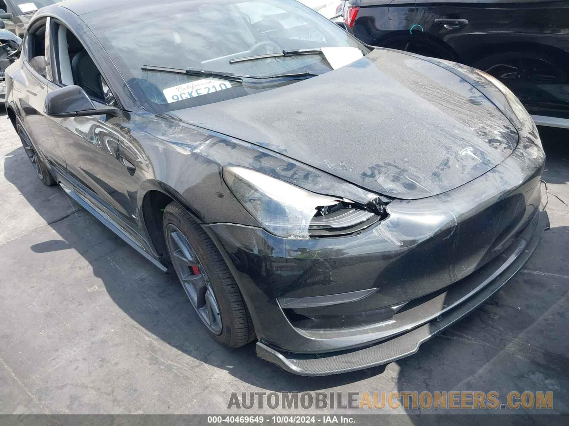 5YJ3E1EA5PF558833 TESLA MODEL 3 2023