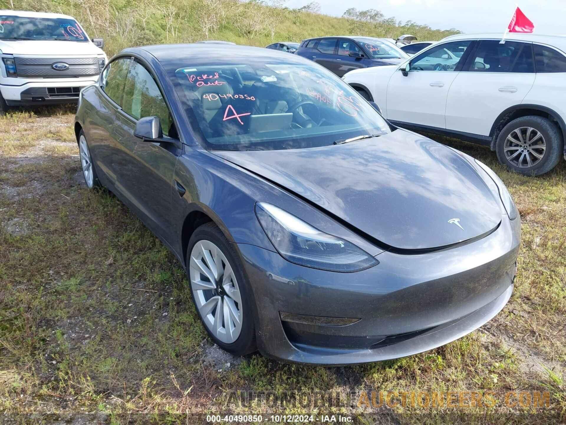 5YJ3E1EA5PF657345 TESLA MODEL 3 2023