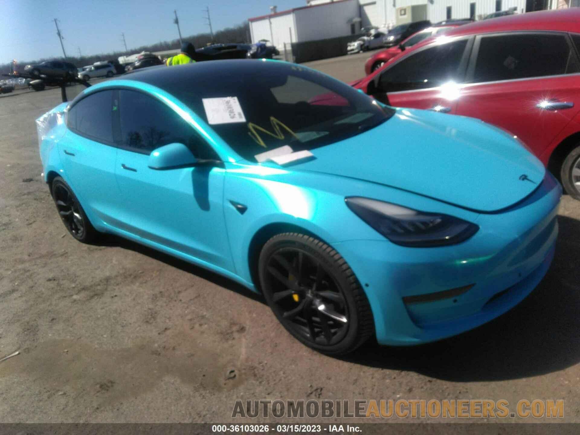 5YJ3E1EA6JF123701 TESLA MODEL 3 2018