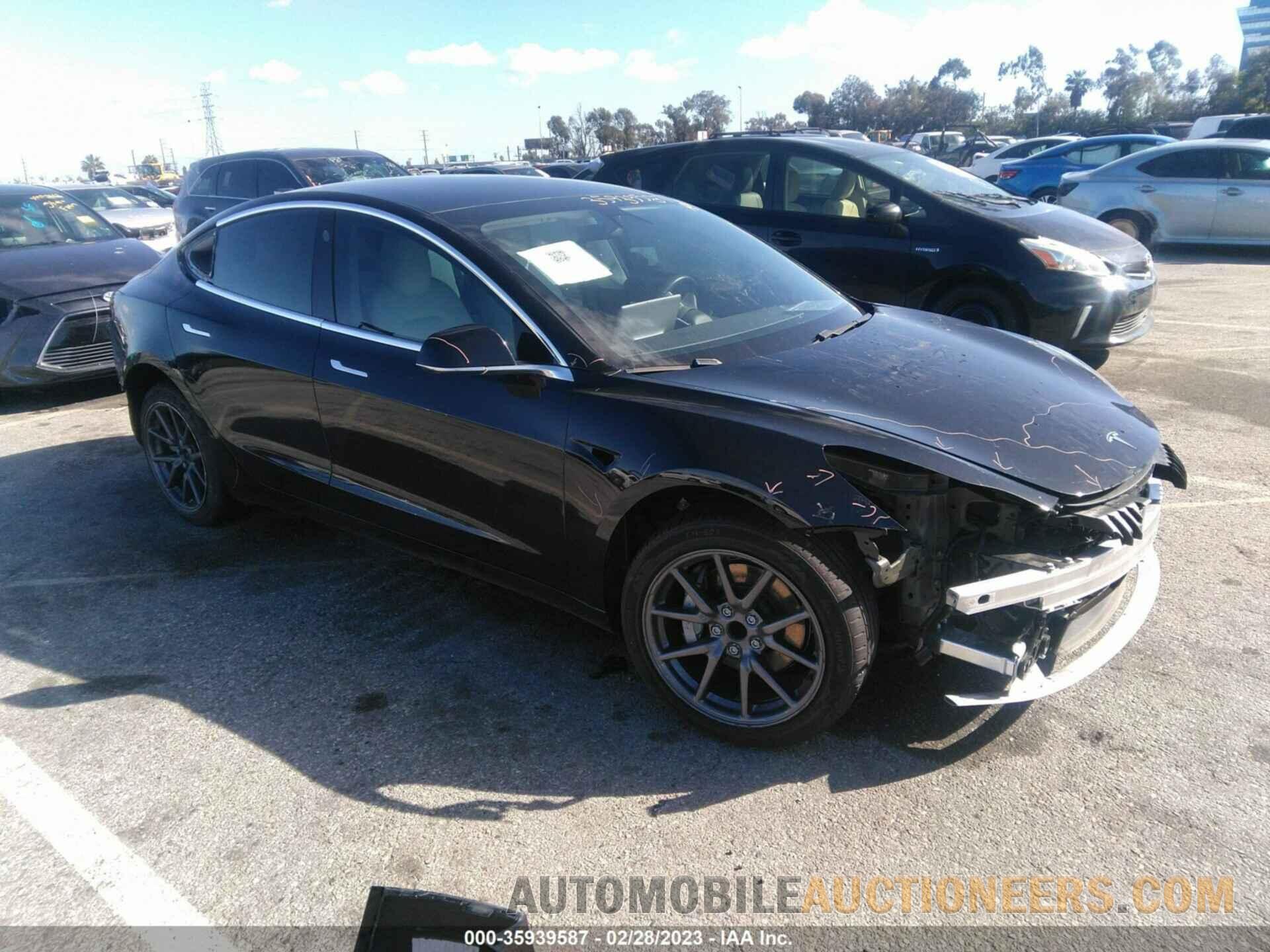 5YJ3E1EA6KF301706 TESLA MODEL 3 2019