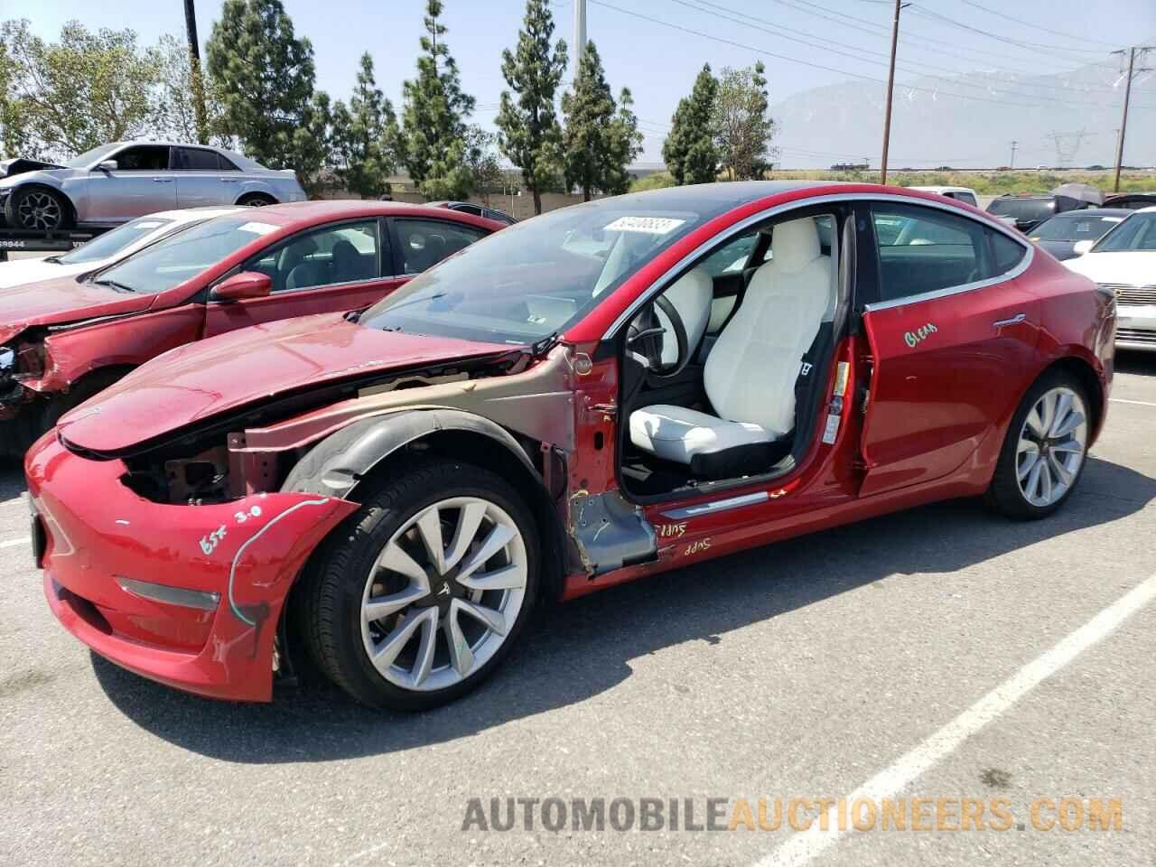 5YJ3E1EA6KF314990 TESLA MODEL 3 2019