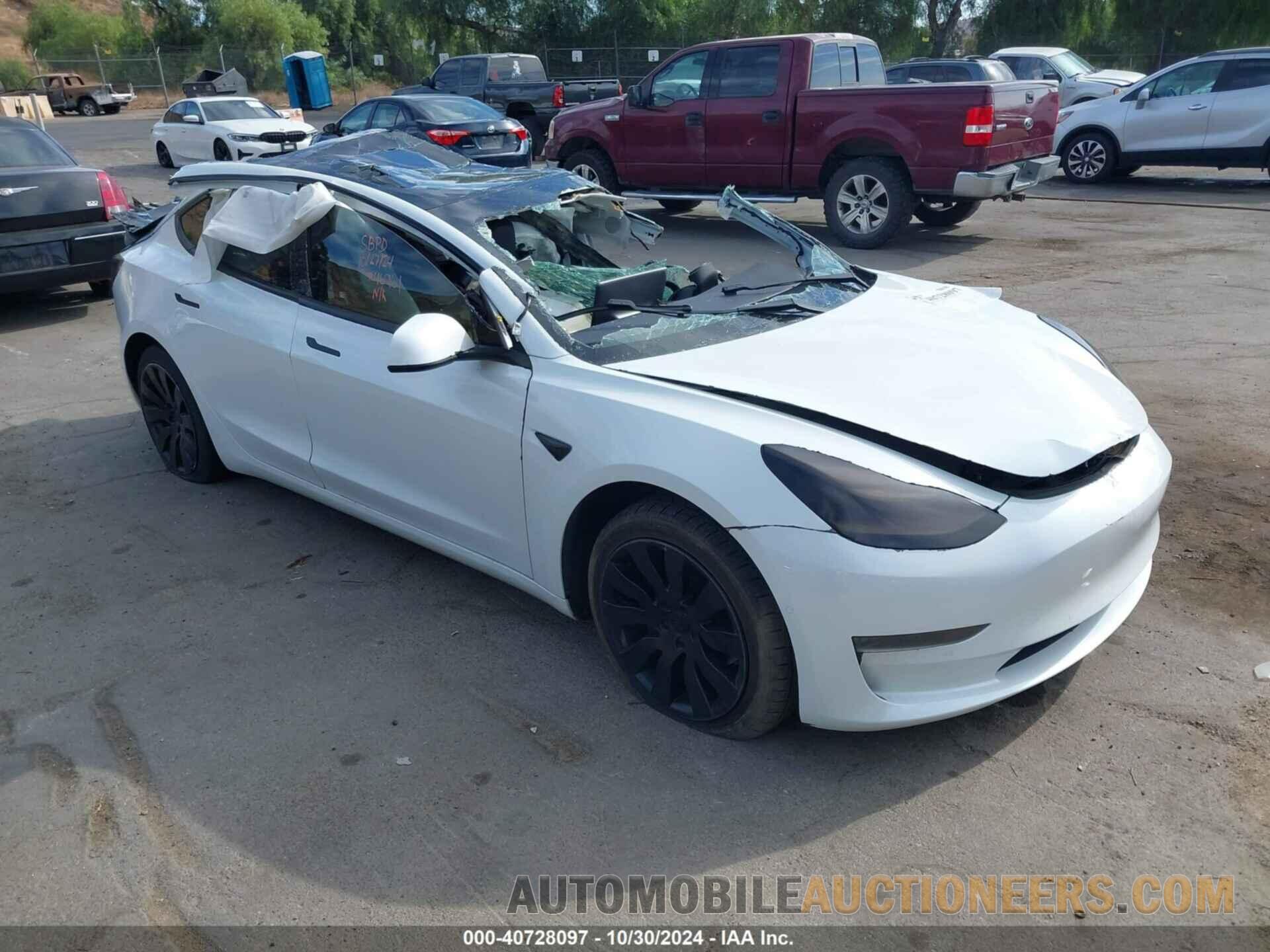 5YJ3E1EA6LF706224 TESLA MODEL 3 2020