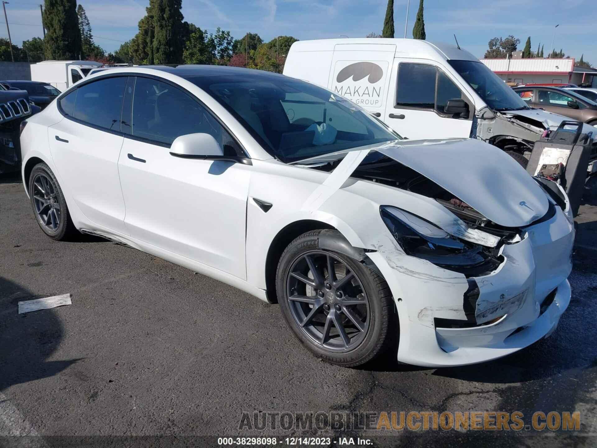 5YJ3E1EA6MF000680 TESLA MODEL 3 2021