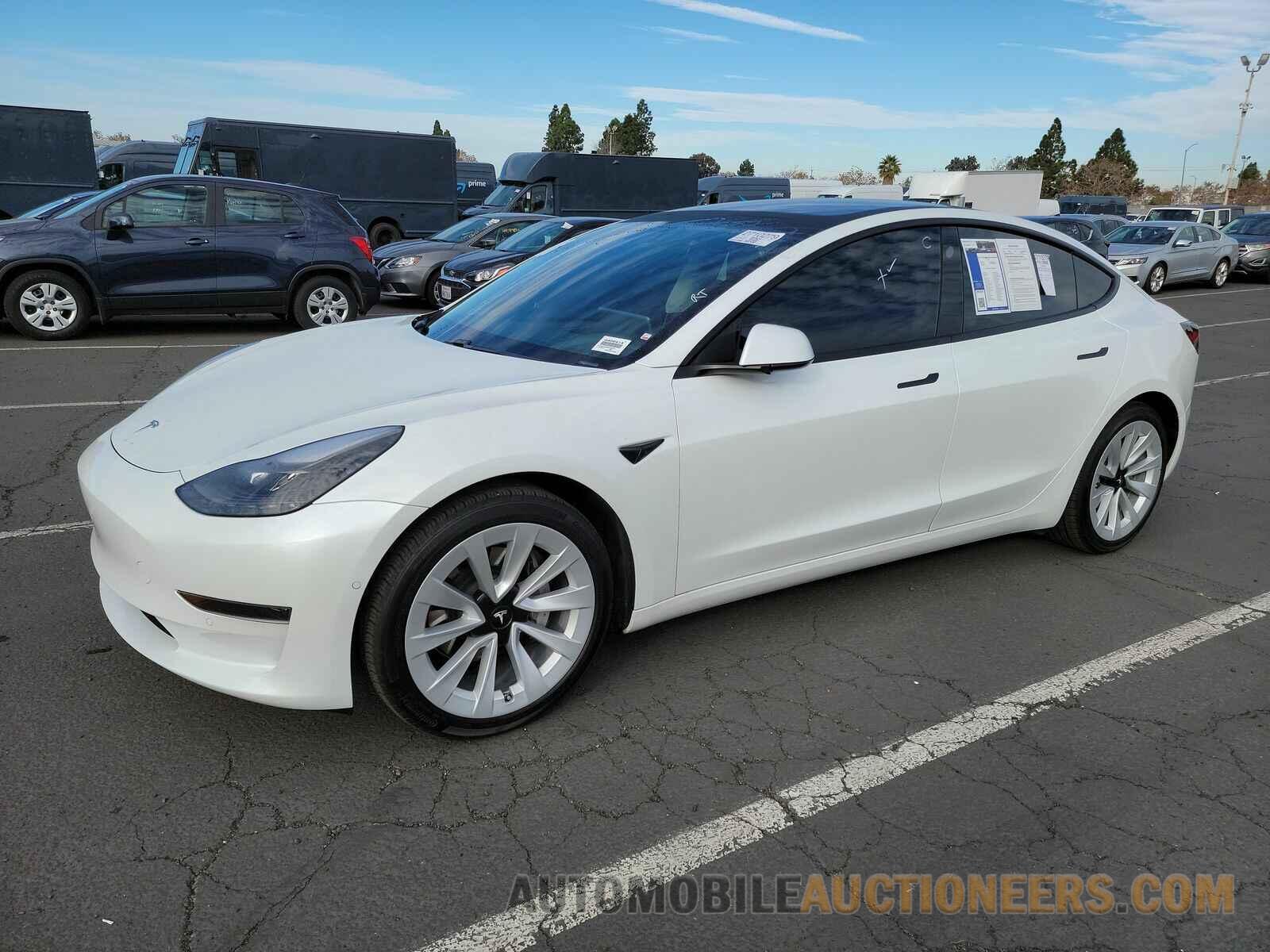 5YJ3E1EA6MF018077 Tesla Model 3 2021